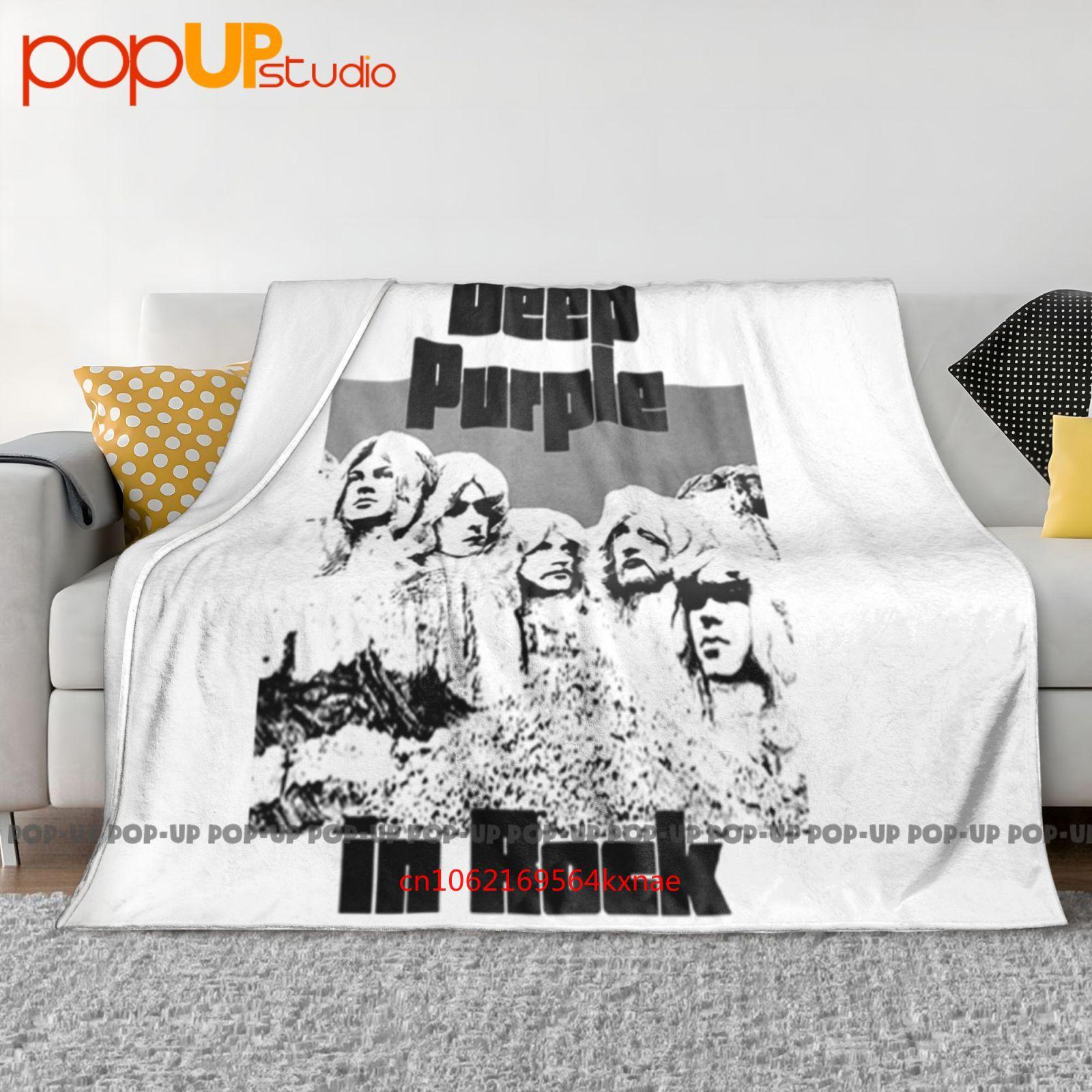 

Deep Purple In Rock Ultra-Soft Blanket Quilt Winter Sofa Cover Bed Covers 30x40in