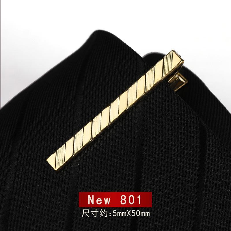 Деловой Универсальный Мужской Золотой Зажим Для Галстука Свадебный Мужской И Женский Значок Корейская Версия Зажим Безопасности Модный Зажим