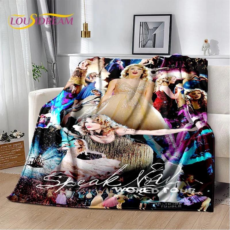 3D Sängerin Taylor-r Alison S-Swift Tay Weiche Flanelldecke für Betten Schlafzimmer Sofa Picknick, Überwurfdecke zum Zudecken Draußen Freizeit