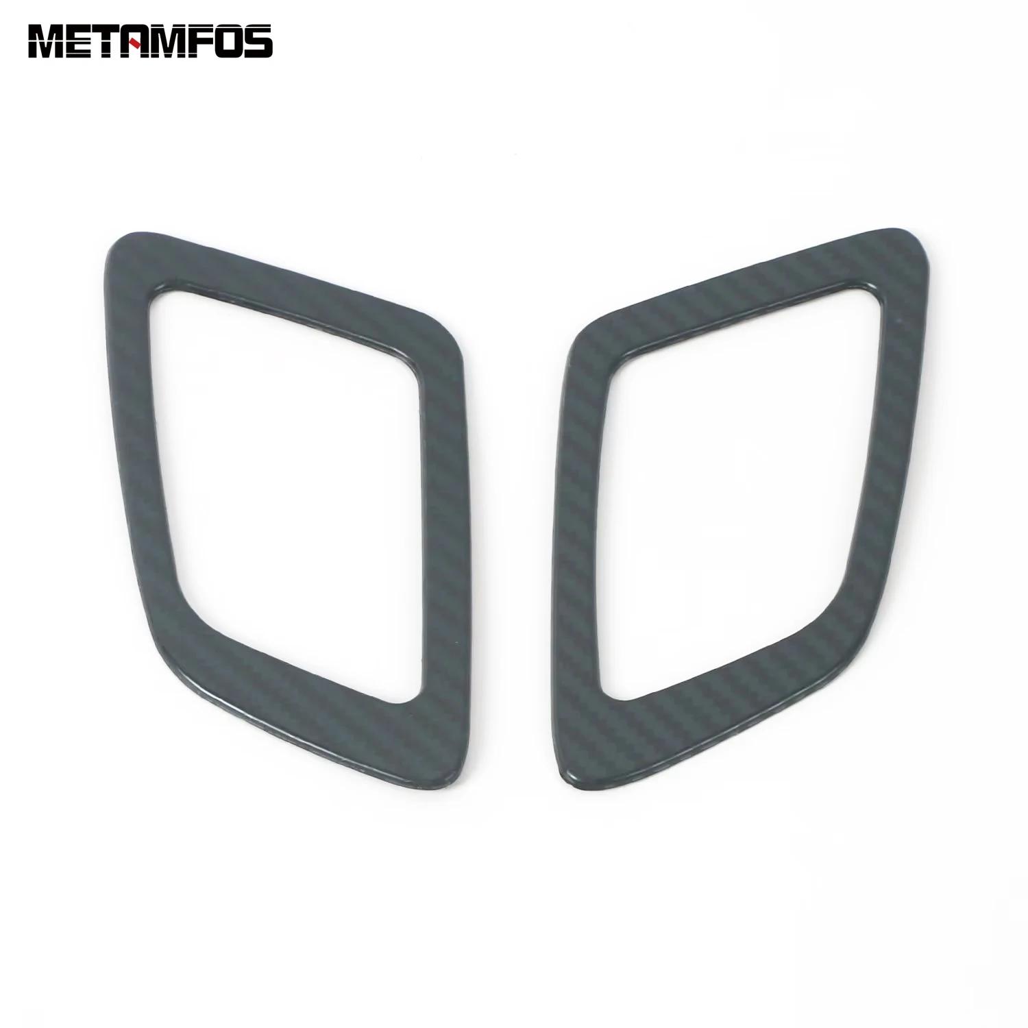 

Front Air Condition Vent Outlet Cover Trim For Honda CR-V CRV 2024 2025 Carbon Fiber Bezel Sticker Accessories Car Styling Steel Carbon Fiber