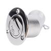 Boat Fuel Gas Deck Fill with Keyless Cap 38mm Boat Fuel Deck Filler 1.5 Inch Stainless Steel Deck Fuel Filler Neck for