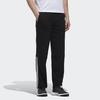 Adidas Knit Straight-Leg Track Pants Men Bottoms Black DW4613