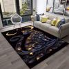 Cute Cat Flower Pastoral Cartoon Carpet Rug for Home Living Room Bedroom Sofa Doormat Decor,Kid Play Area Rug Non-slip Floor Mat