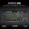 CORSAIR K70 RGB TKL CHAMPION OPX Gaming Keyboard with proprietary OPX Japanese Japanese Corsair's switches, layout, tenkeyless, layout, CH-911901A-JP