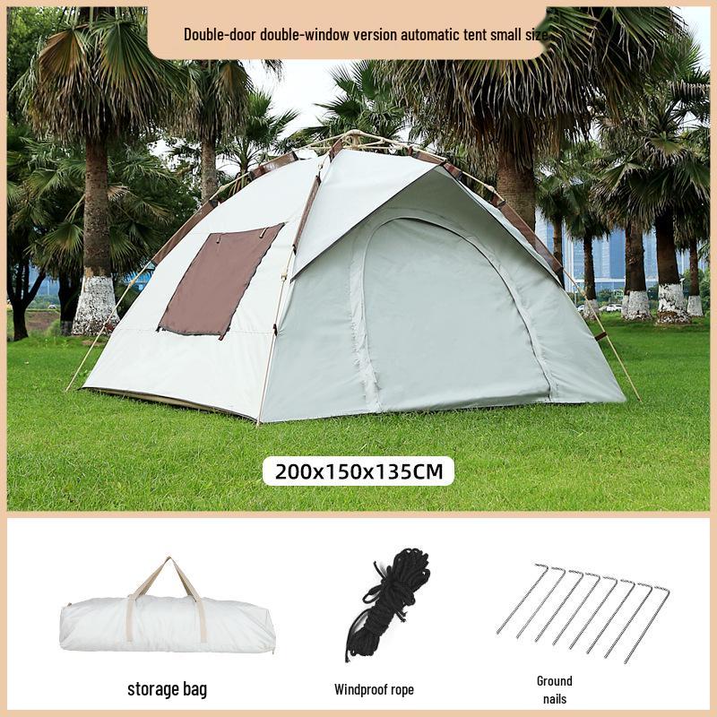 Portable Automatic Quick-Open Tent for Camping, Beach, and Park - Thickened and Rainproof
