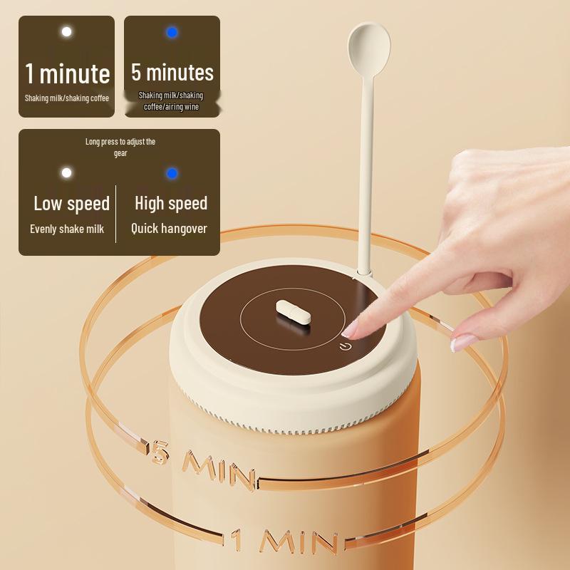 Automatic Magnetic Coffee and Milk Mixer Coaster