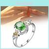 Atemberaubender Kupfer Zirkonia eingelegter Fruchtstil Ring für Männer und Frauen mit einzigartigem Design