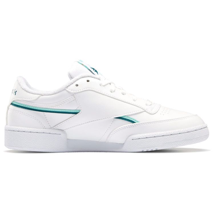 Reebok Club C 85 Vegan White Hint Mint Unisex Sneakers Footwear-White Midnight-Pine GX7562