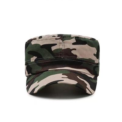 Camouflage Flat Cap  Camo Baseball Hat Adjustable Classic  Sunshade Hat For Women Men Gorras Outdoor Sport Caps