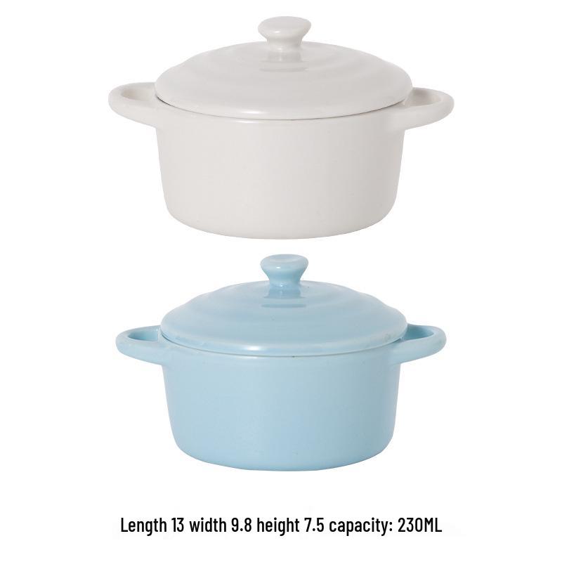 Microwave & Oven Safe Ceramic Stew Pot with Lid