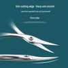 Ukrainian-Russian Swan Shaped Frosted Dead Skin Nippers - Front-End Manicure Cuticle Scissors