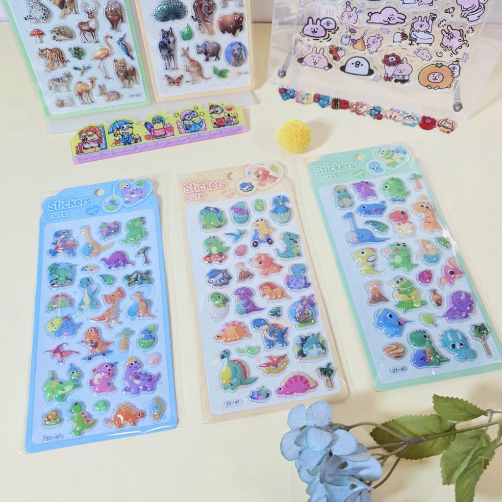3D Sanrio Cartoon Stickers: Cute Educational & Decorative Phone Case Embellishments for Kids