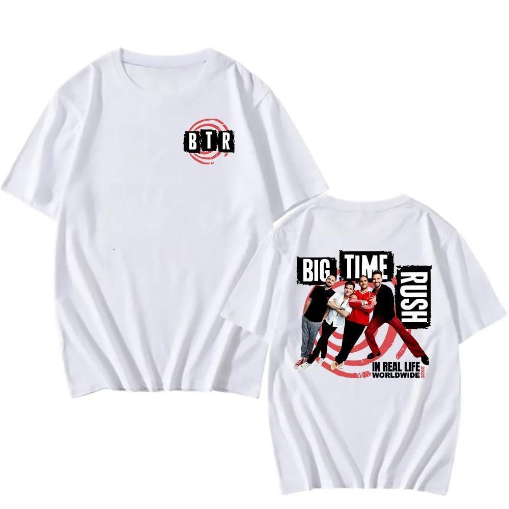 BTR IM ECHTEN LEBEN WELTWEIT Tour Poster Druck T-Shirt Locker Lässig Herren Damen Mode Sommer Neue T-Shirts Übergroß Harajuku Stil Oberteile