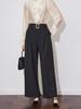 High-Waisted Wide-Leg Casual Suit Pants - Slimming & Fashionable Spring Design for Women