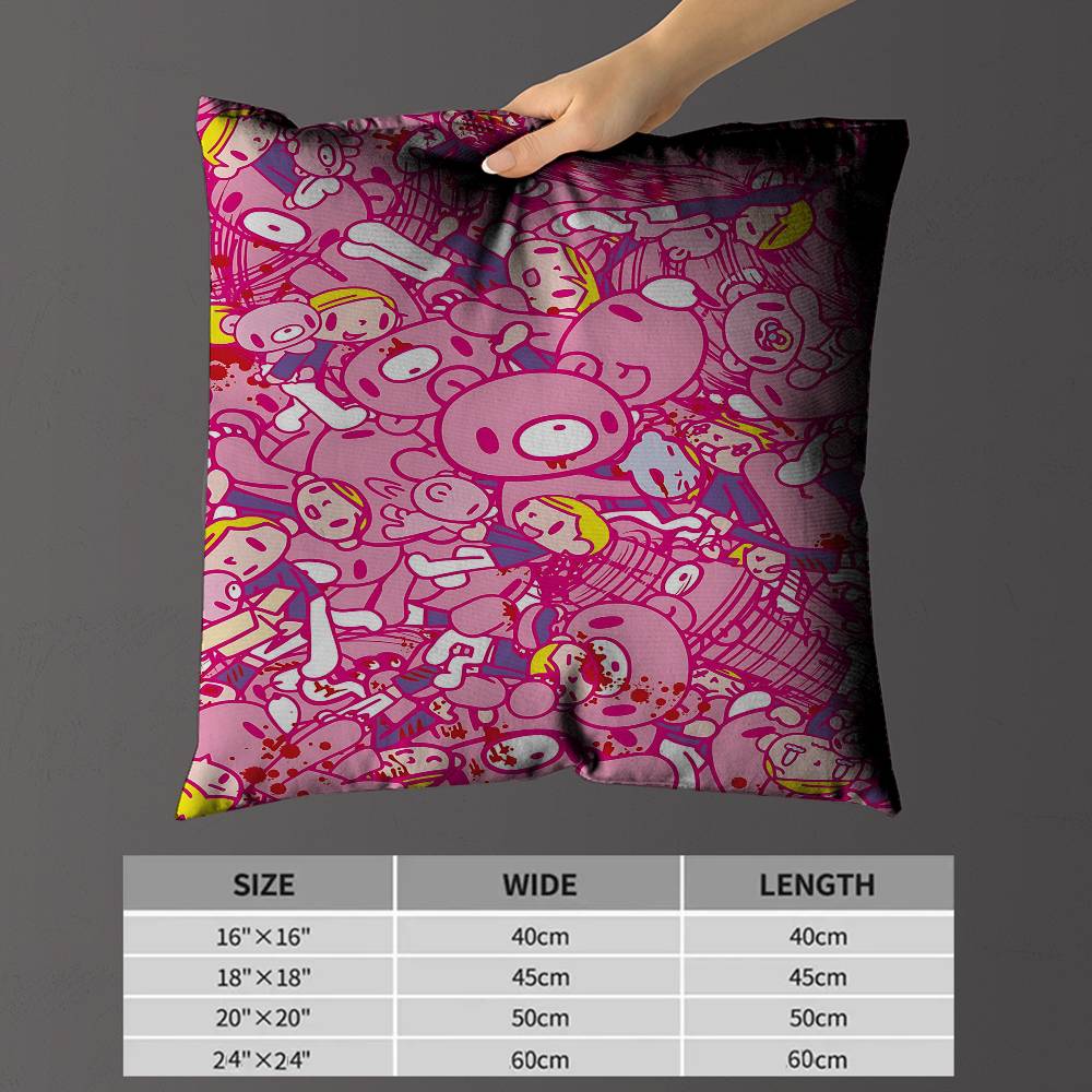 Cartoon G-Gloomy Bear Pillow Cover Design Cushion Cover Decor Holiday Decorati