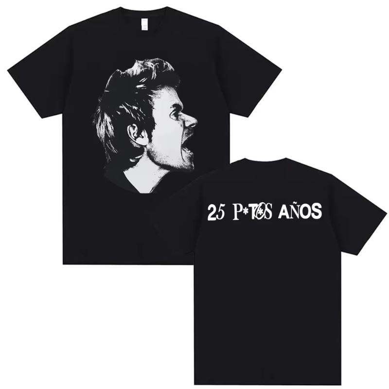 Dani Martin Ptos Anos Graphic T-shirts Men Women Fashion Classic Trend Tee Shirt Man High Quality Oversized Cotton T Shirts