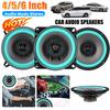 4/5/6.5 Inch Universal Car Speaker 12V Car Audio Music Stereo Sensitivity 92dB Car Subwoofer Stereo Damp-proof Car Audio Horn