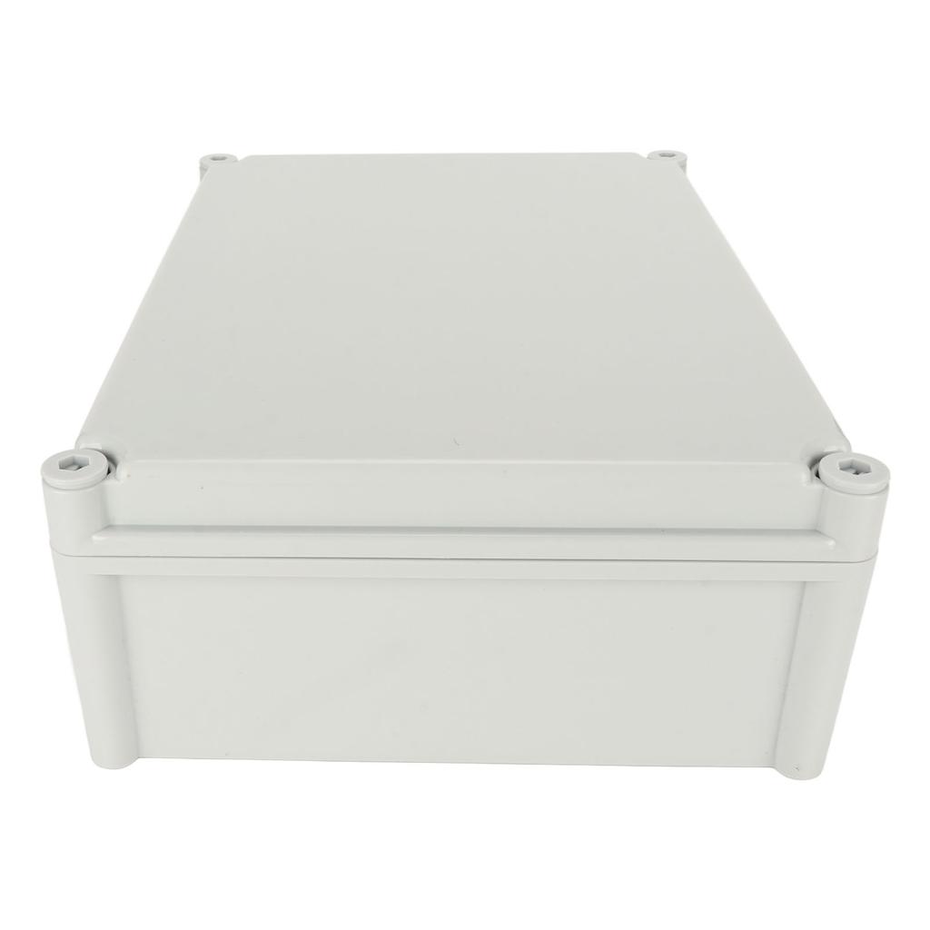 Gray Electrical Junction Box with Mounting Plate IP67 Waterproof Electric Project Case for Engineering