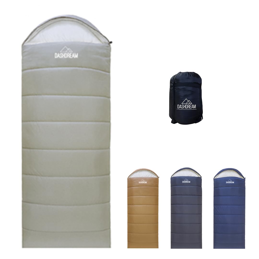 

Sleeping Ideal for Emergency Car and All Seasons Wide-Size Envelope-Style Bag, -7°C (-4°F), Washable, Lightweight, Compact, Preparedness, Camping,