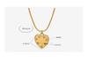 Versatile French Heart-Shaped Clavicle Necklace: Light Luxury Titanium Steel Jewelry for Women