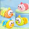 Wind-up Colorful Caterpillar Toy Cartoon Chain Crawling Insect Kids Parent Interactive Play Toy