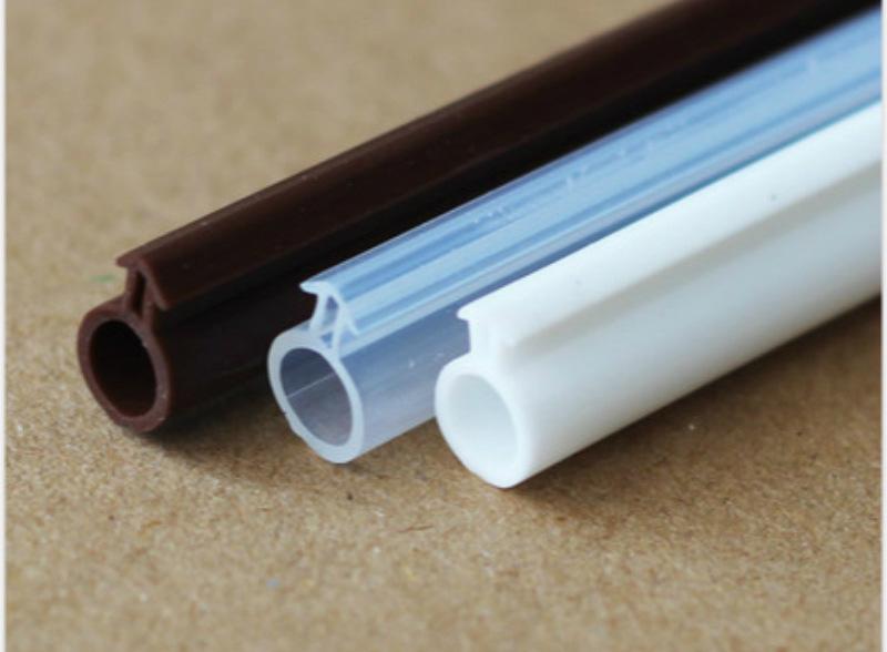 10M O-Typ Silikonkautschuk Kunststoff Stahl Tür- und Fensterdichtungsprofil Zugluftstopper Hohlkammer-Dichtprofil 5x11 5x13mm