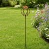 Garden Stake with Flower Top Elegant Plant Support Stakes Easy To Install