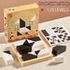 120 Level Puzzle Hidden Block Game Geometry Shape Pattern Challenges Spatial Logic Thinking Training Montessori Educational Toy
