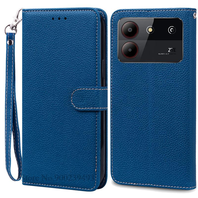 For ZTE Blade A54 Case Leather Wallet Flip Case For ZTE Blade A54 Cover Coque Fundas For ZTE Blade A54 Phone Case Bumper