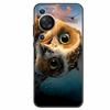 For Huawei P60 Pro Case Animals Protector Soft Silicone Phone Back Cover Cases for Huawei P60 Pro Coque Shockproof Wolf New Capa