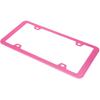 201 Stainless Steel License Plate Frames (Baby Pink)