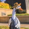 Rasen Dekorativ Mini Harz Ente Tiere Statuen Modell Spielzeug Garten Ornamente Wohnzimmer Zubehör für Skulptur Dekor Innenhof