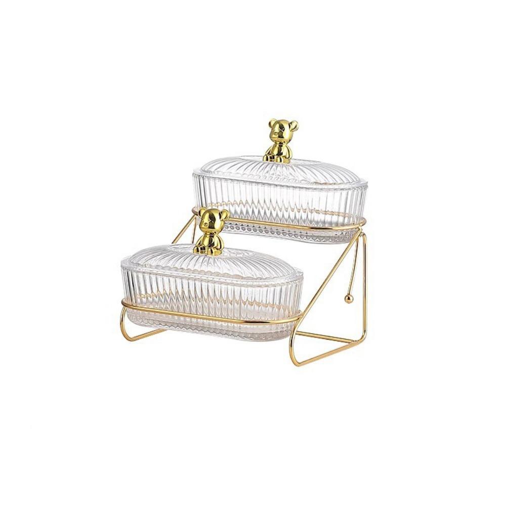With Lid Fruit Tray Transparent Storage Can Kitchen Supplies Snack Storage Box  Candy