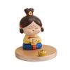 Resin Chinese Style Mobile Phone Holder Aesthetic Cartoon Girl Desk Lazy Bracket  Desk Tablet Phone