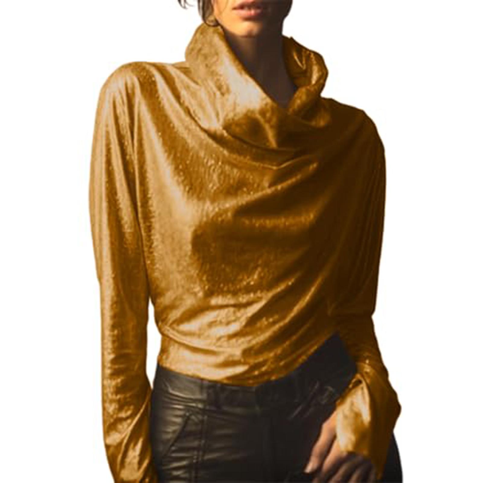 Женская однотонная модная футболка-свитшот с горячим тиснением, с длинным рукавом L