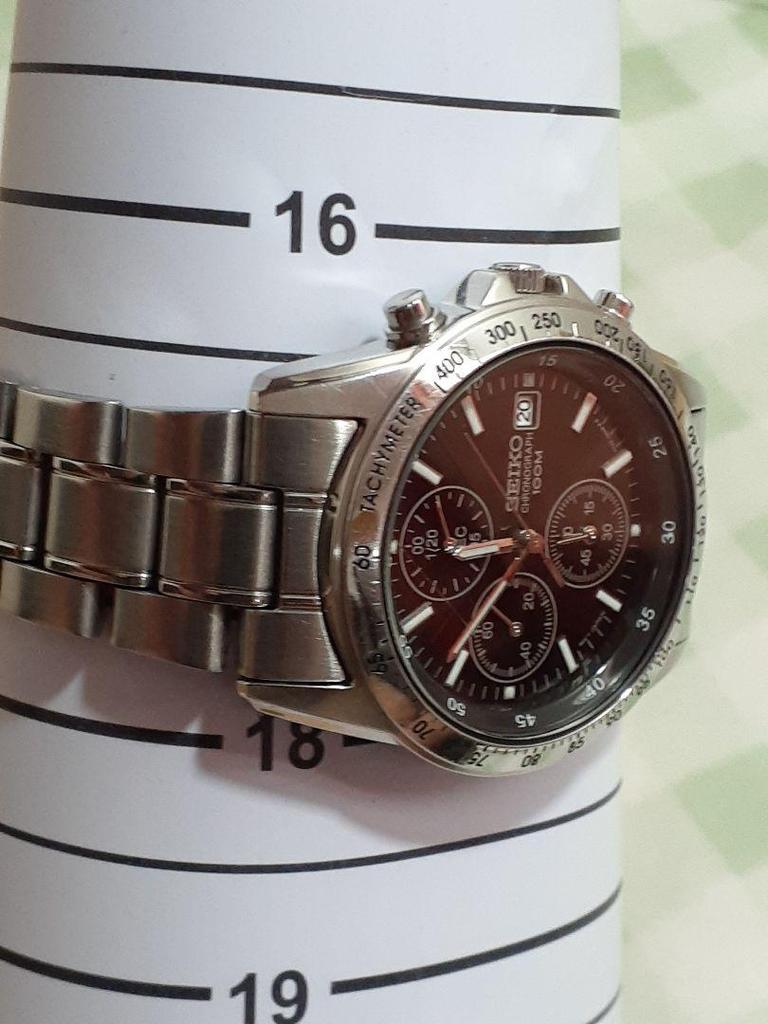 [USED] SEIKO Chronograph Watch Stainless Steel