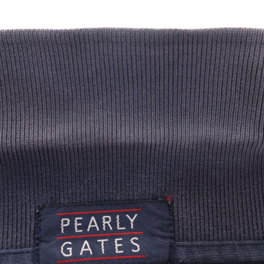 Pearly Gates Golf Short Sleeve Polo Shirt L Navy Men's Used