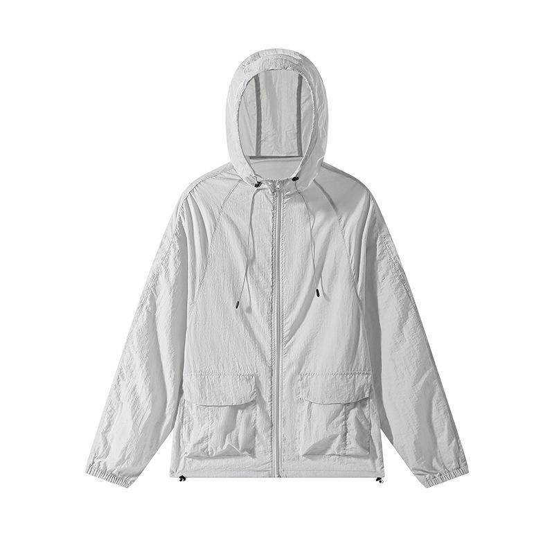 Summer, new, mosquito repellent anti-splashing luminous sunscreen, men's outdoor leisure anti-ultraviolet light and breathable jacket