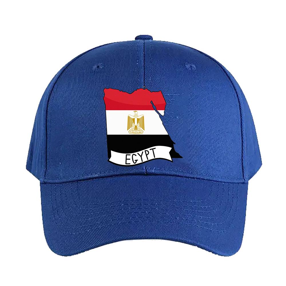 Ägypten Flagge Karte Frau Mann Baseballkappe Erwachsener Verstellbar mit Gebogenem Schirm Wander Anglerhut Trucker Cap Sommer Mode