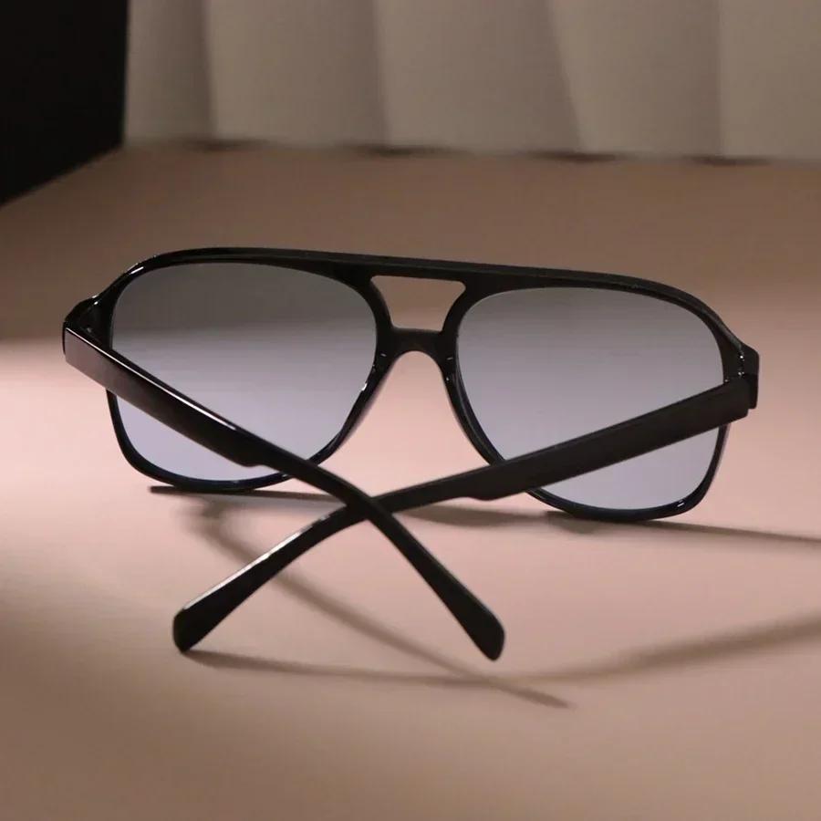 Rectangle Sunglasses Women Fashion Men Square Vintage Stylish Sun Glasses Oversized Ladies Mirror Outdoor Eyewear