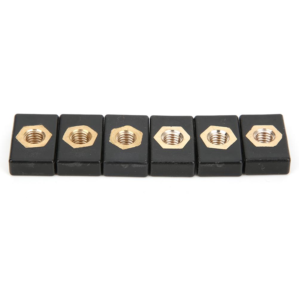 6Pcs Square Nuts Kit Rack Rail Adapter Kayak Canoe Boats Accessories