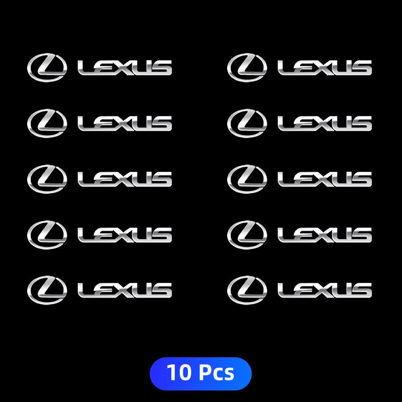 3D Metal Car Interior Dekoration Stickers Badges Auto Styling For Lexus FSPORT LBX NX RX 350h 450h ES UX 300e GS GX IS LS LX CT