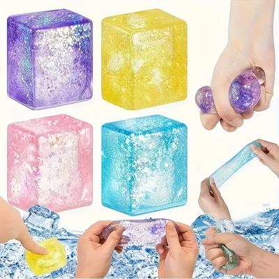 Maltose Stress Relieving Toy, Sensory Slow Rebound Tofu Texture, Soft Stress Relieving Toy, Perfect Holiday Birthday Gift