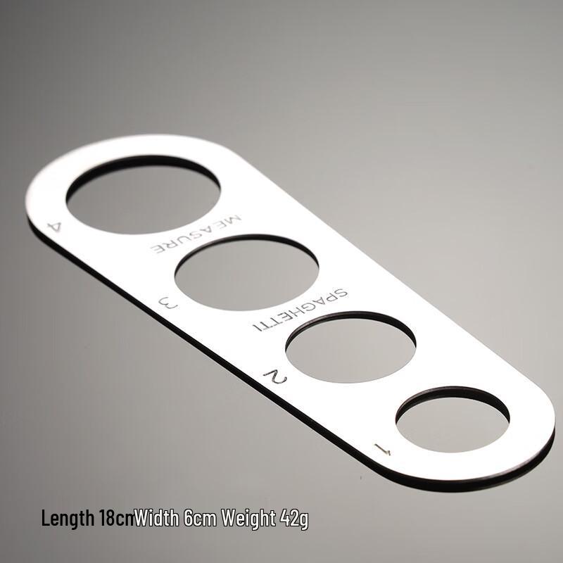 Qianxing 430 Stainless Steel 4-Hole Pasta Measuring Tool