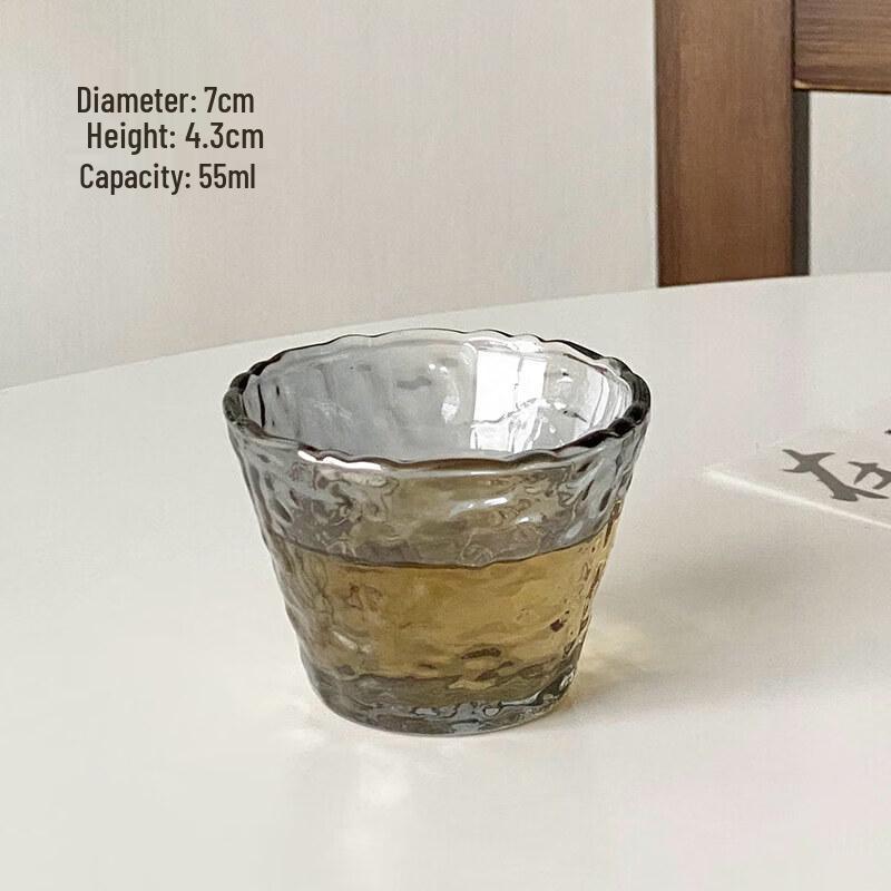 Nordic Irregular Iceberg Glass Dessert Plate