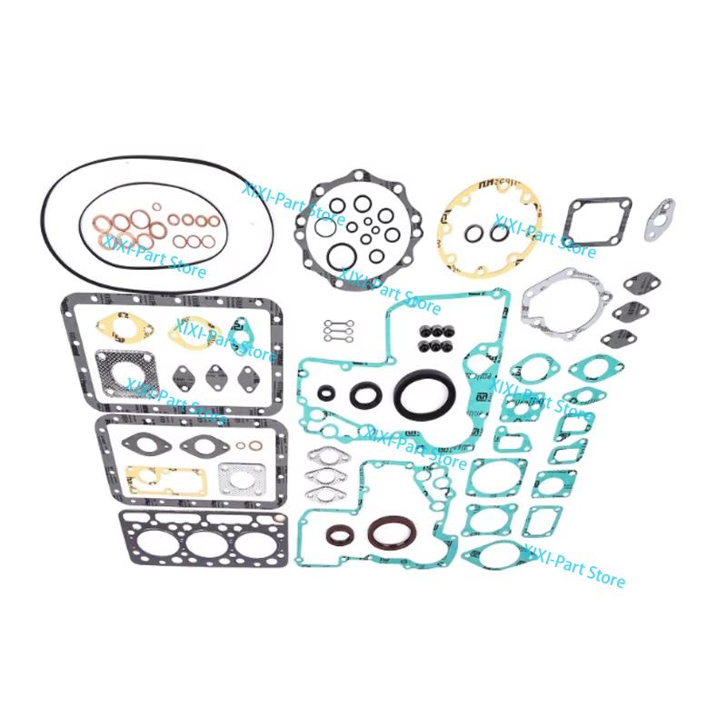 D750 Main Bearing & Connecting Rod Bearing Full Gasket Kit Set For Kubota Engine Piston Ring Head Gasket Overhaul Rebuild Kit