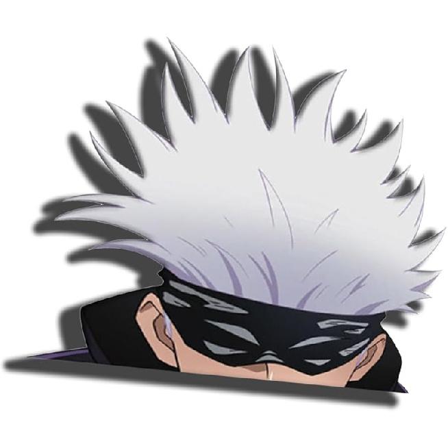 

5.1 Inch Cool Man Anime Peeking Car Window Decal Bumper Trunk Laptop DIY Decoration Motorcycle Surfboard Vinyl Wrap Stickers C