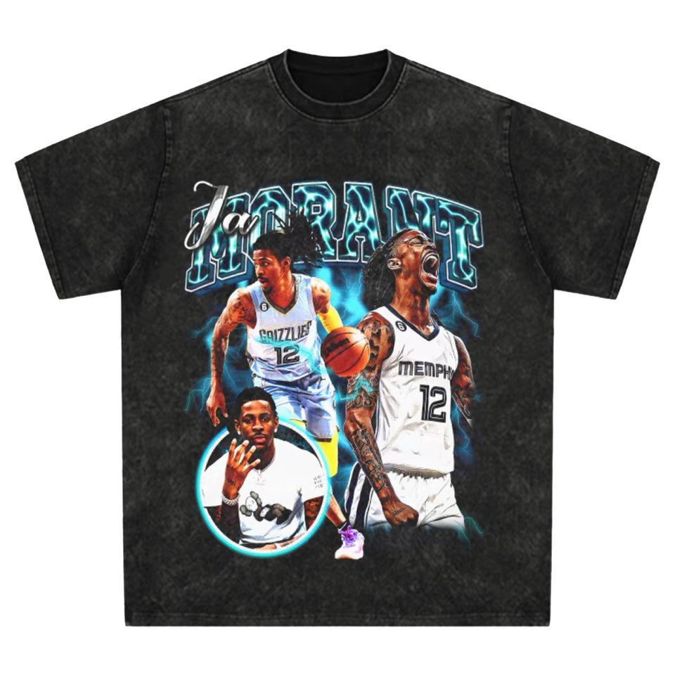 Ja Morant Oversized Washed T-Shirt II S