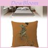 Animal Cartoon Zebra Linen Pillow Cover For Sofa Couch Decor 45x45cm