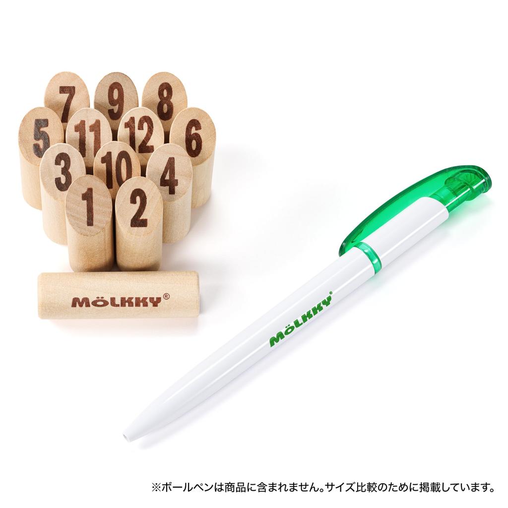 MOLKKY Miniaturmodell Offizielles japanisches Produkt Mölkky